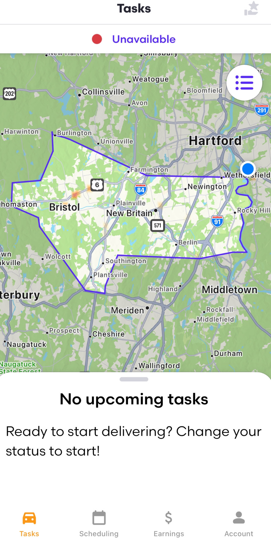 Grubhub app new menu screen Grubhub app new menu screen