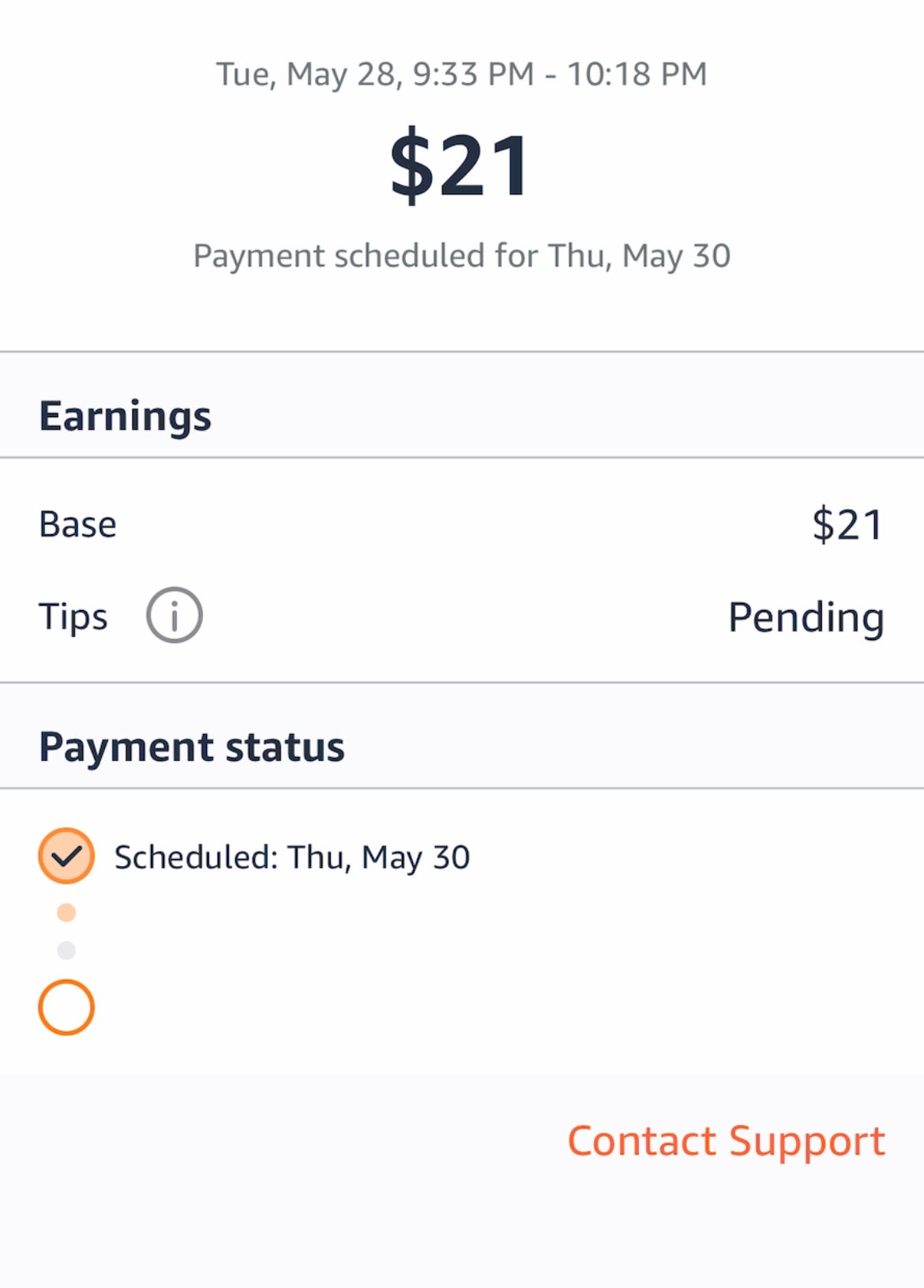 Amazon Flex pay before tips