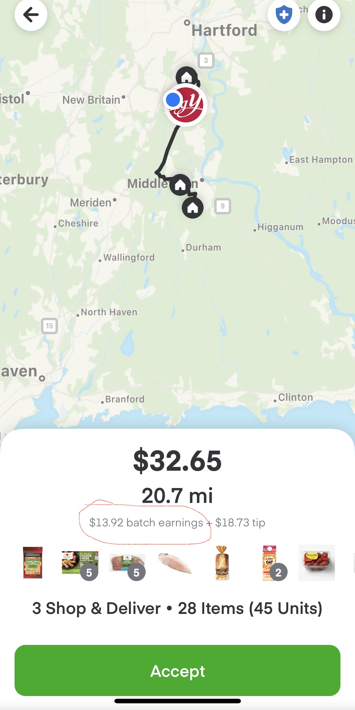 Instacart triple batch