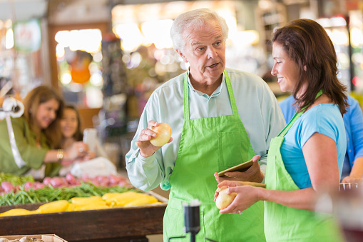 People at the grocery store People at the grocery store