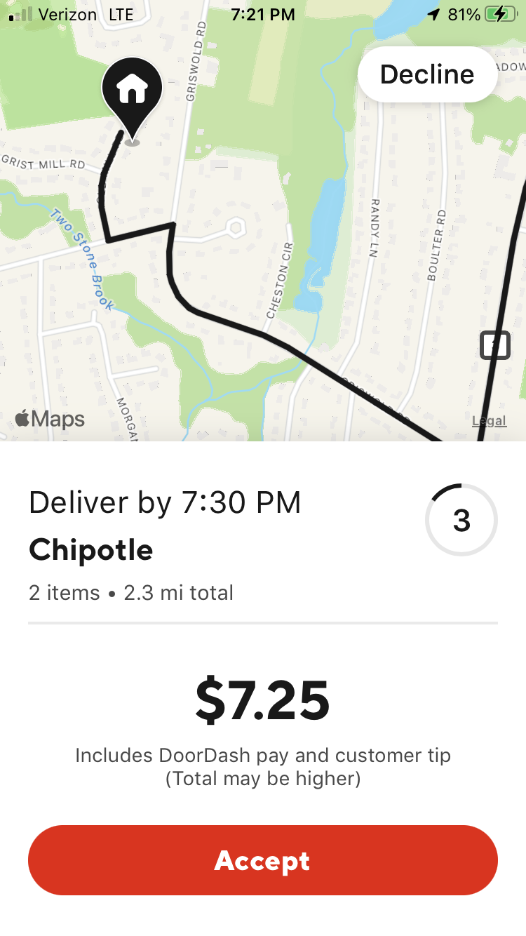 DoorDash small but good order image DoorDash small but good order image