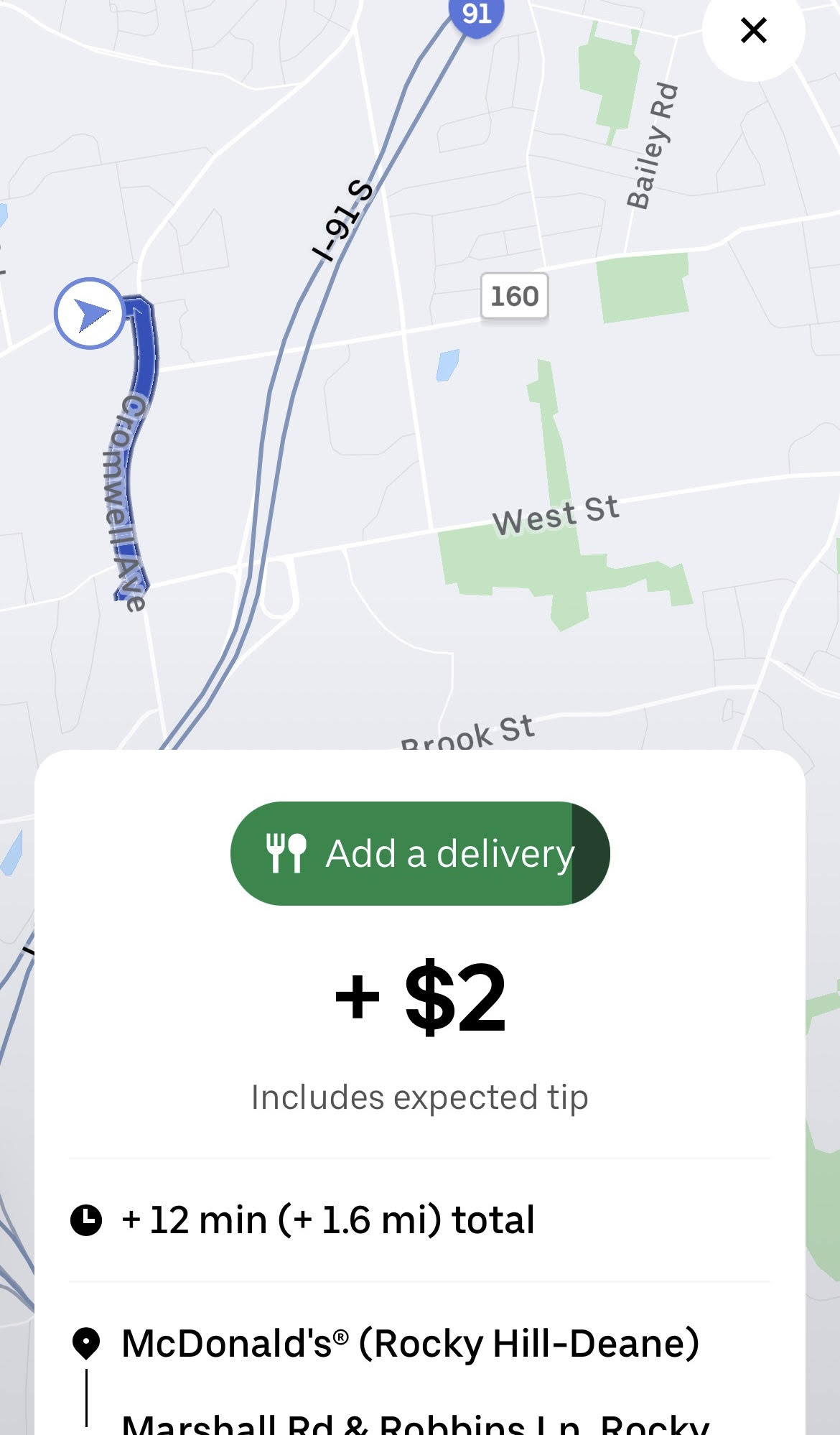 No tip UberEats order No tip UberEats order